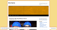 Desktop Screenshot of erinharriswriter.com
